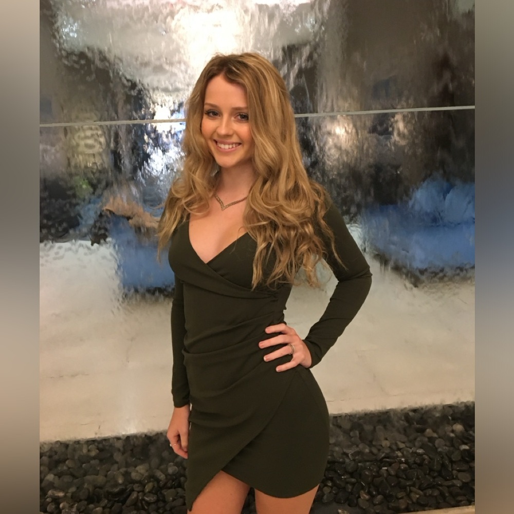 Green Wrap Dress